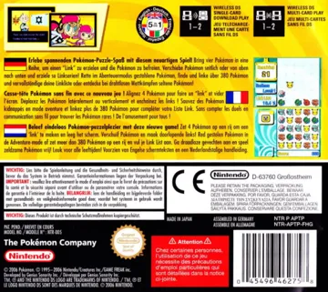 Pokemon Link! (Europe) (En,Fr,De,Es,It) box cover back